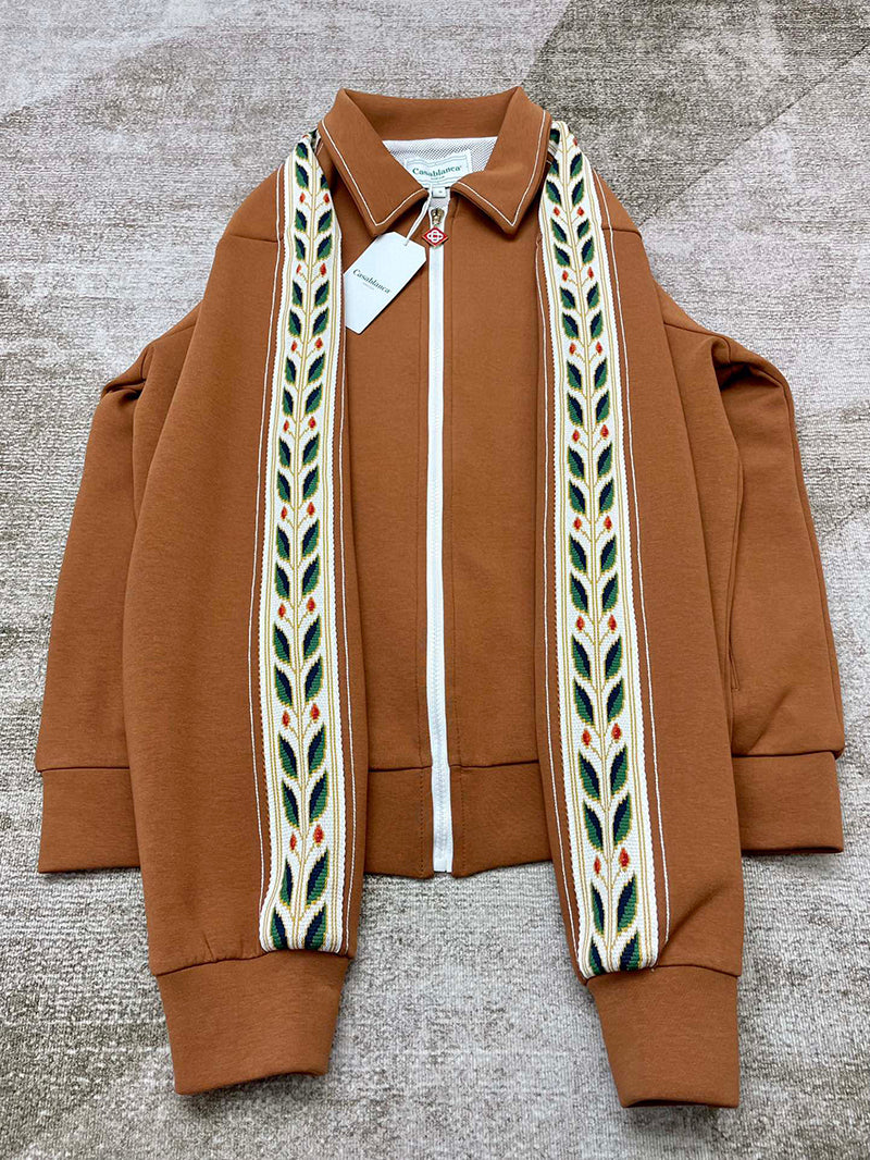 Casablanca Laurel Track Jacket Green