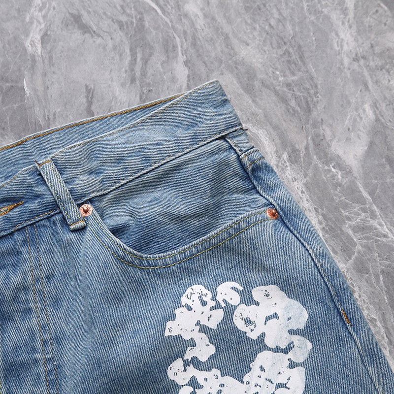 Denim Tears The Cotton Wreath Jean Light Wash