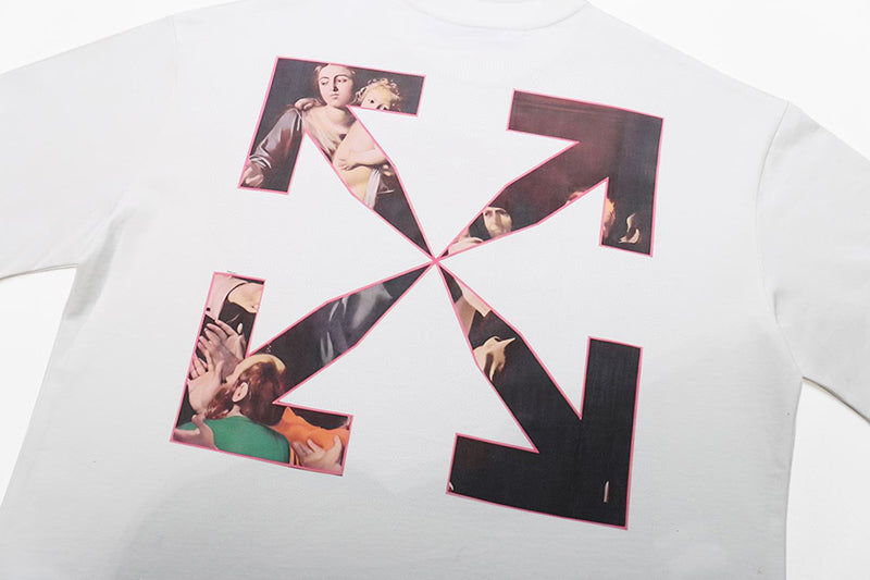 OFF-WHITE Regular Fit Caravaggio Painting T-shirt White