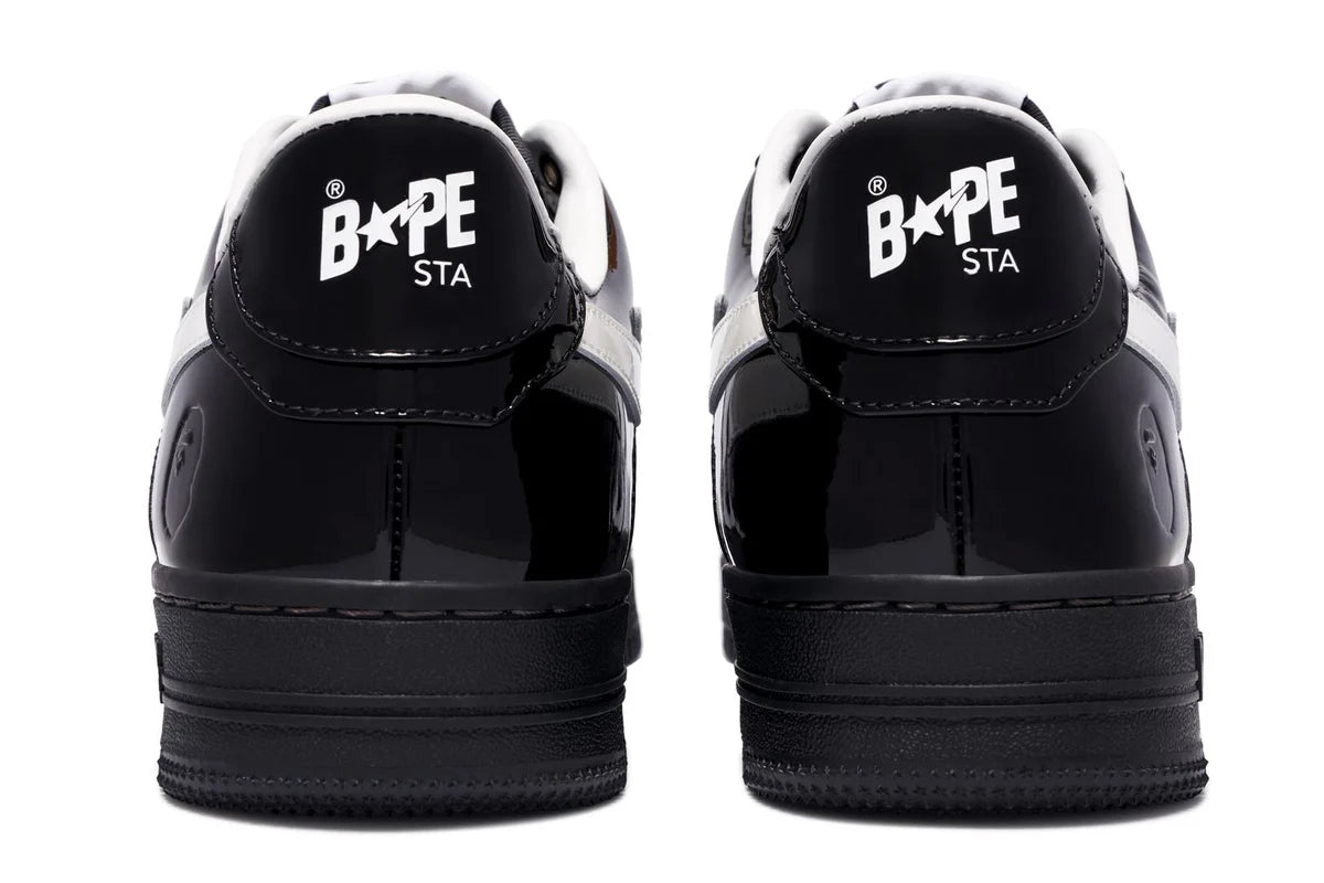 A Bathing Ape Bape Sta #2 Black Patent