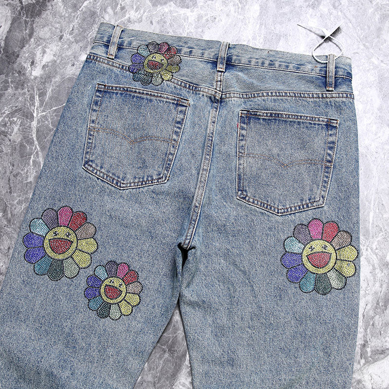 READYMADE X Takashi Murakami Flower Jean