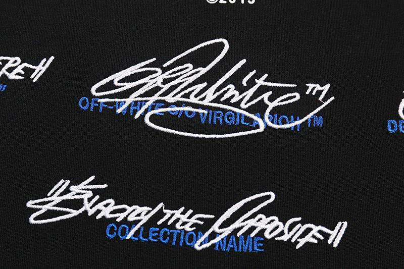 OFF-WHITE Exact Opp Over Skate Short-Sleeve T-Shirt Black