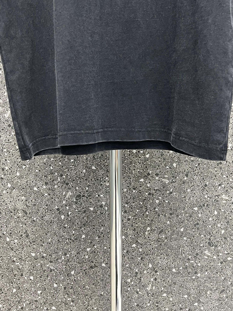 Balenciaga Political logo cotton T-shirt Black