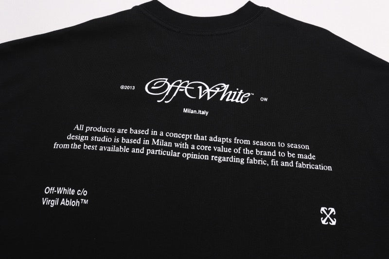 OFF-WHITE Scrip Mary Skate T-Shirt Black