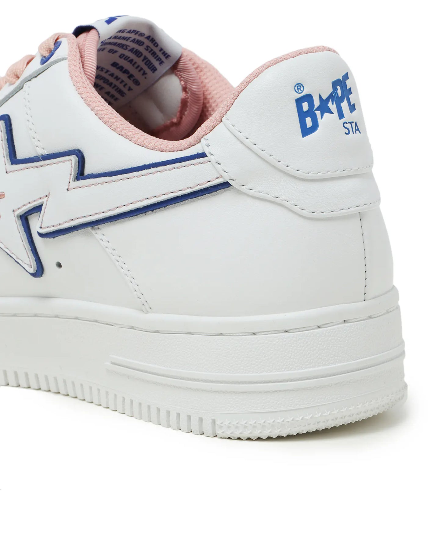 A Bathing Ape Bape Sta Baby White Pink