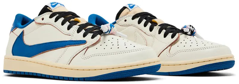 Jordan 1 Retro Low OG SP Fragment x Travis Scott Sail Military Blue
