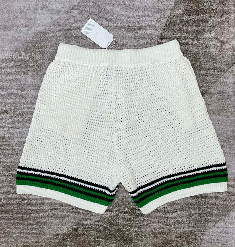 CASABLANCA Tennis Crochet Set Shirt+Short Green