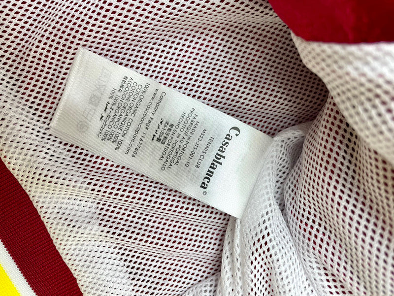 Casablanca Velour Track Jacket Red