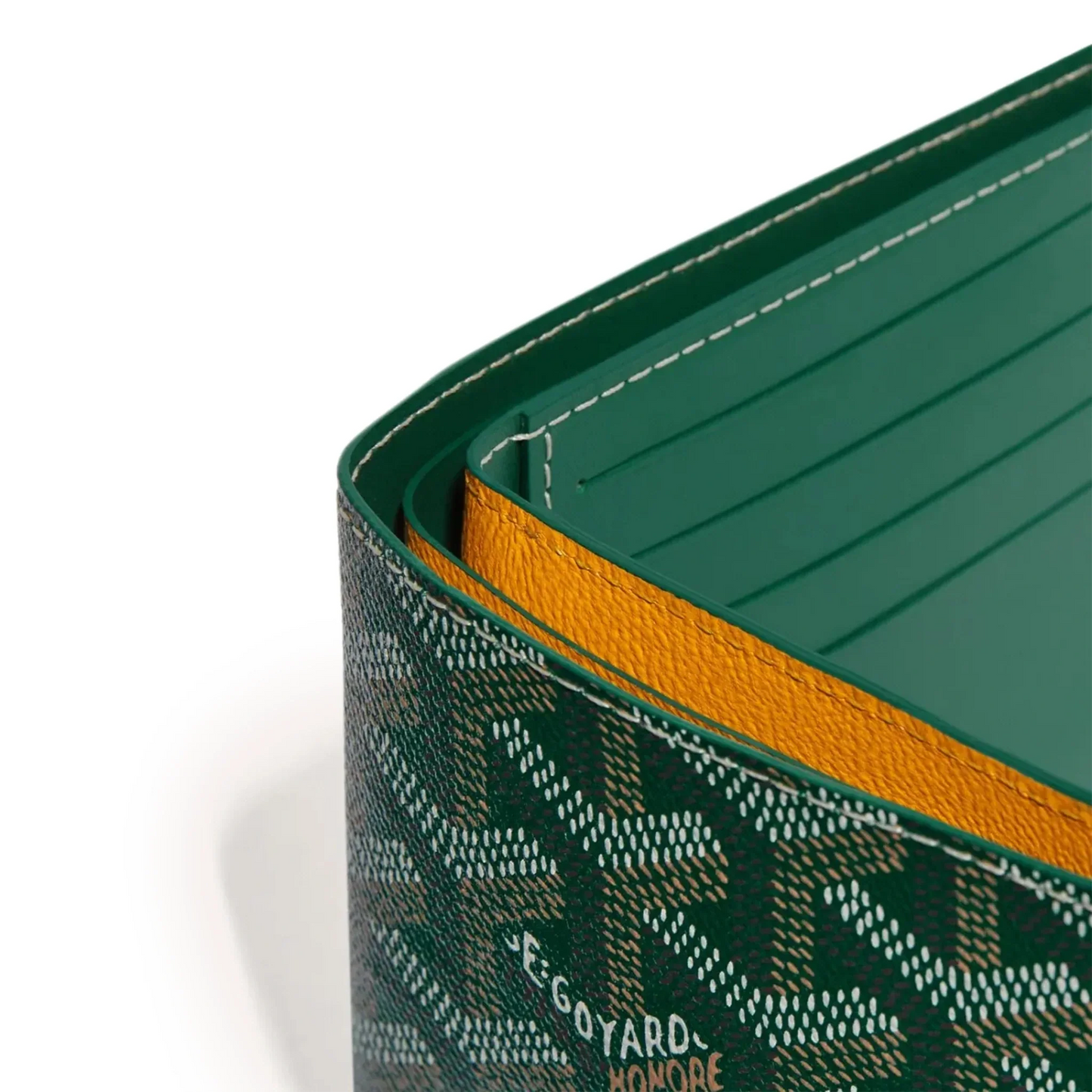 Goyard Saint-Florentin Green/Tan Wallet