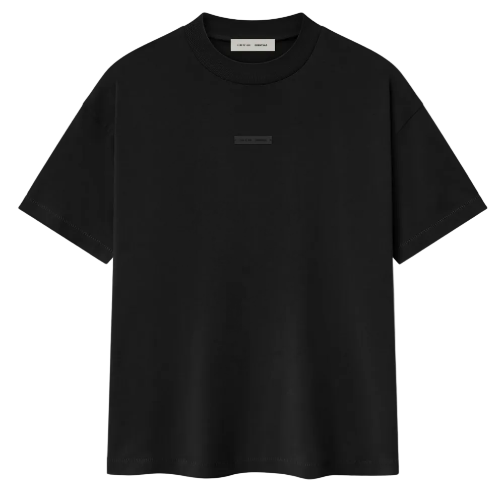 Fear of God Essentials Classic Fit T Shirt 'Jet Black'