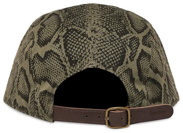 Supreme Washed Chino Twill Camp Cap 'Snake'