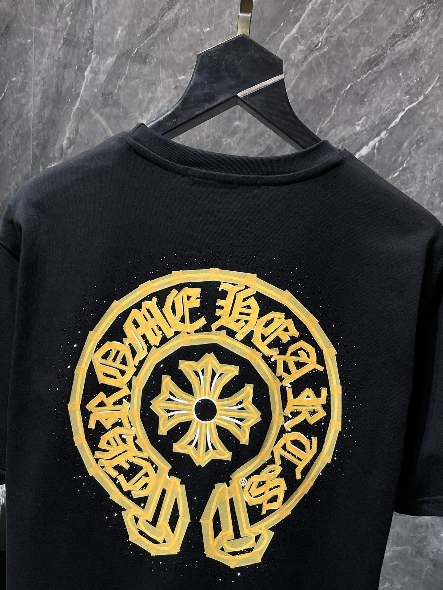 Chrome Hearts Horseshoe Type Logo T-Shirt 'Black'