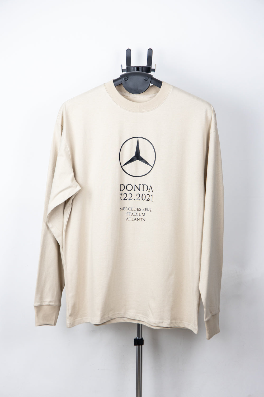 Kanye West DONDA Atlanta Listening Event L/S T-shirt Cream – hypesjo