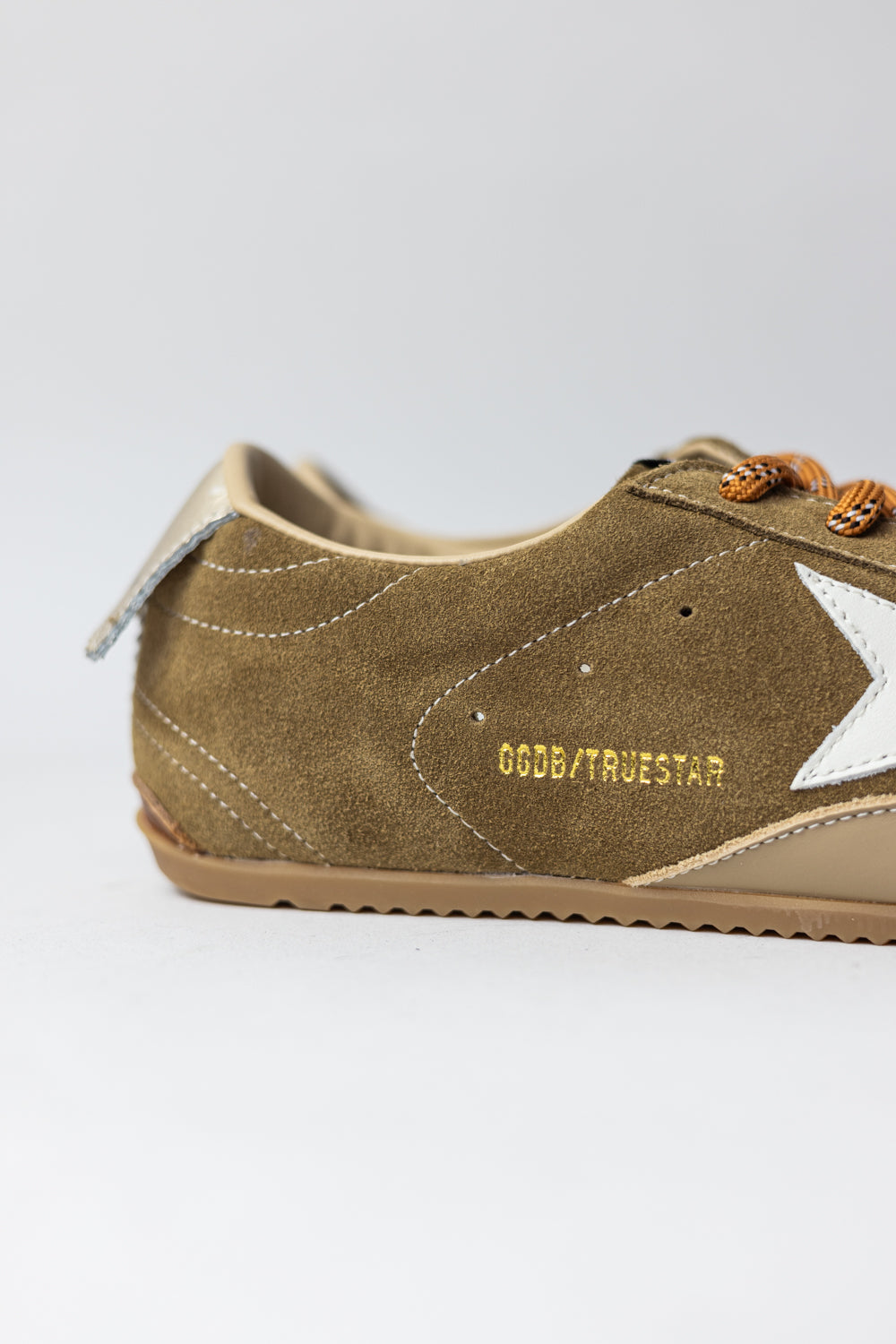 Golden Goose True Star Velvet Brown Orange