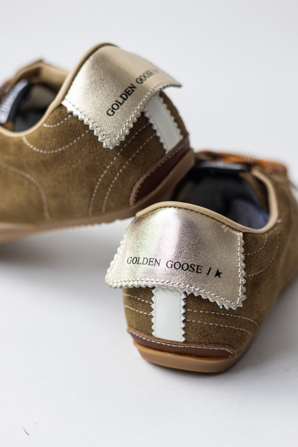 Golden Goose True Star Velvet Brown Orange