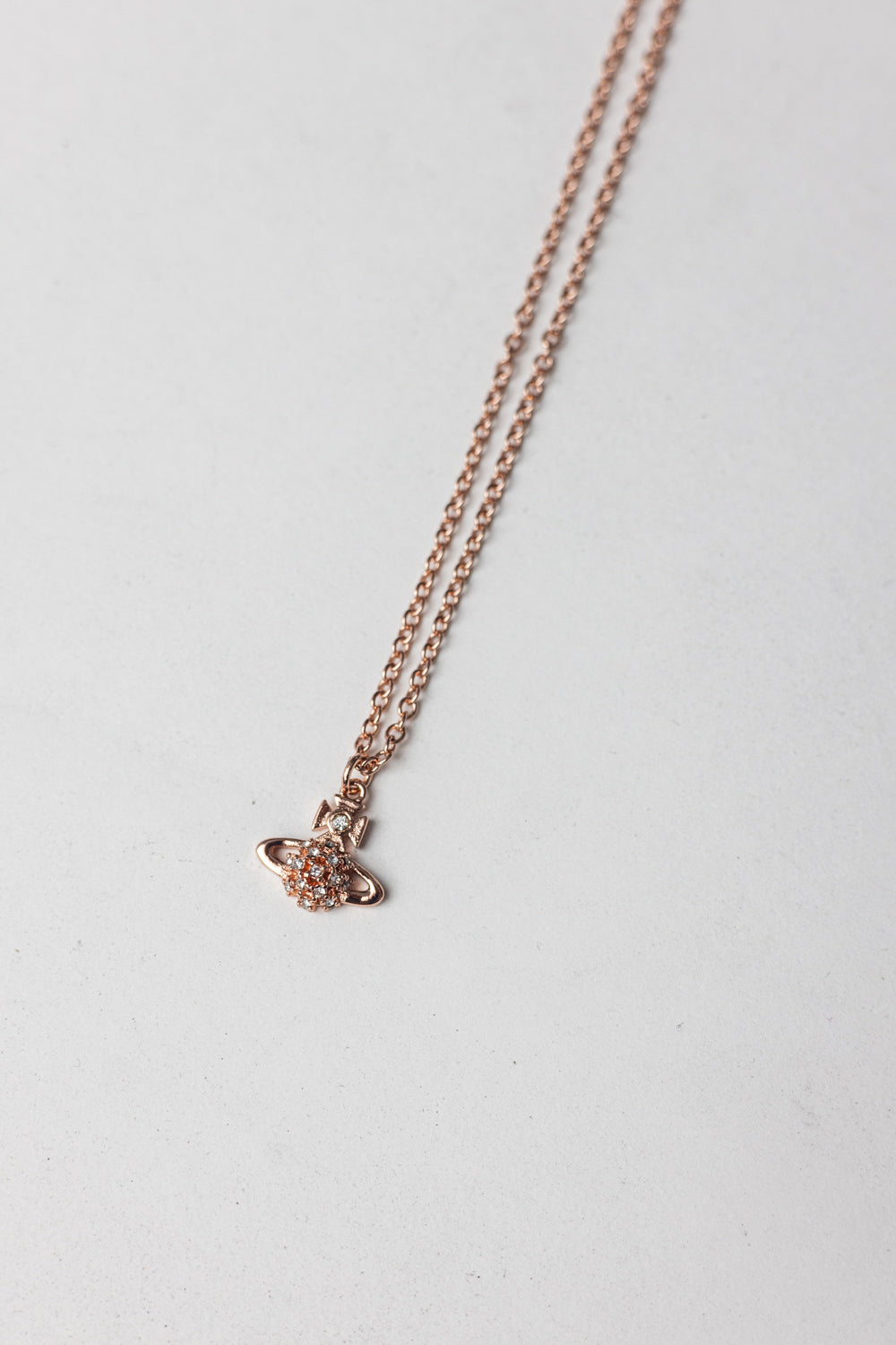 Vivienne Westwood Orb pendant necklace Rose Gold