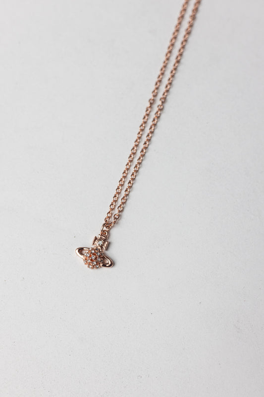 Vivienne Westwood Orb pendant necklace Rose Gold