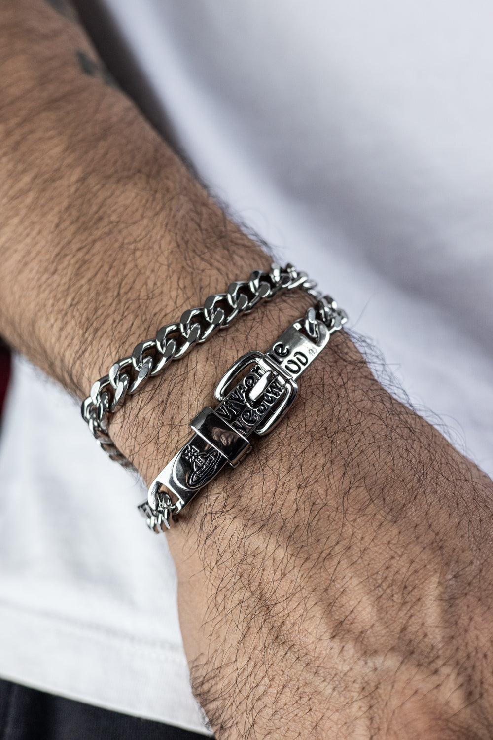 Vivienne Westwood Belt Necklace Silver