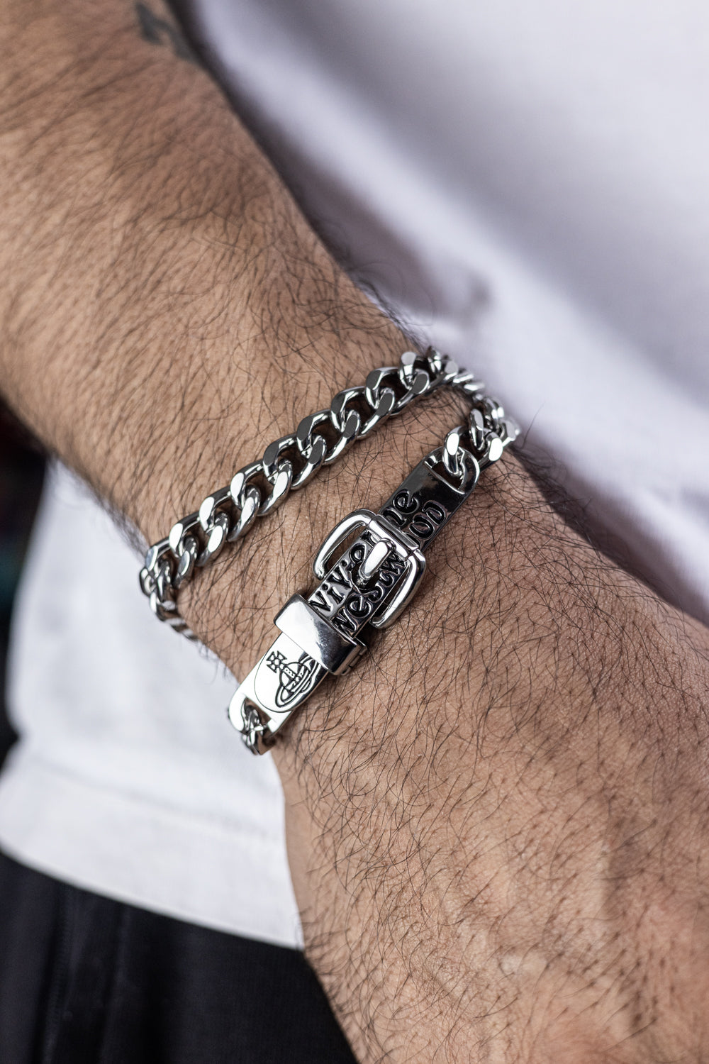 Vivienne Westwood Belt Necklace Silver