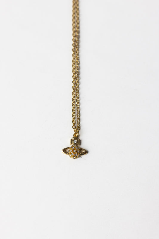 Vivienne Westwood Orb pendant necklace Gold
