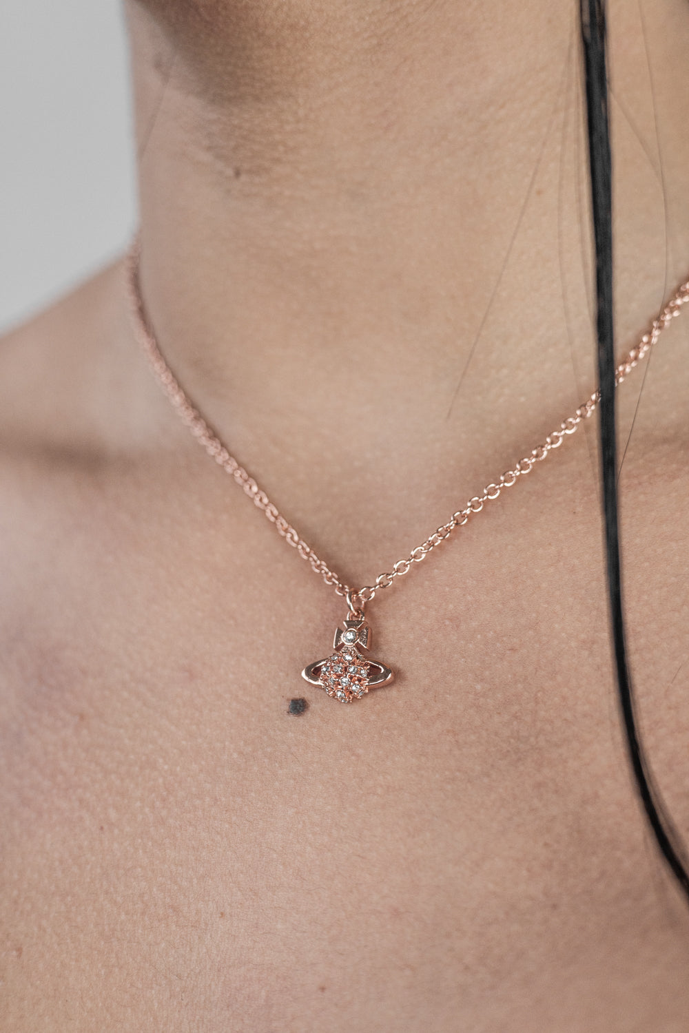 Vivienne Westwood Orb pendant necklace Rose Gold