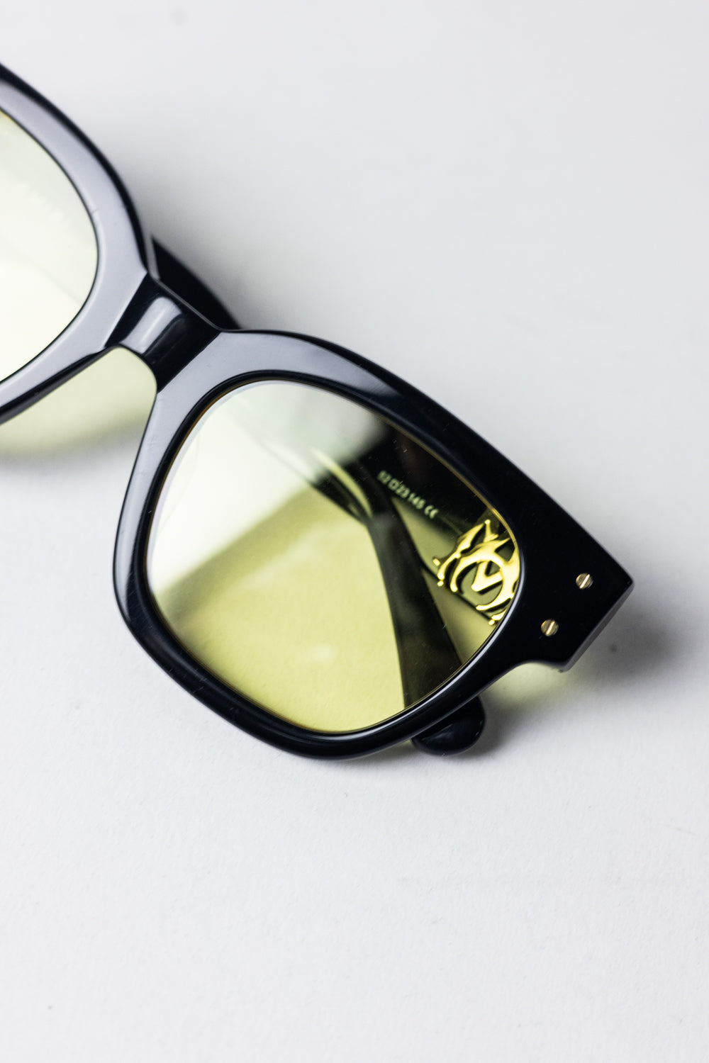 Amiri Classic MA sunglasses black/Yellow
