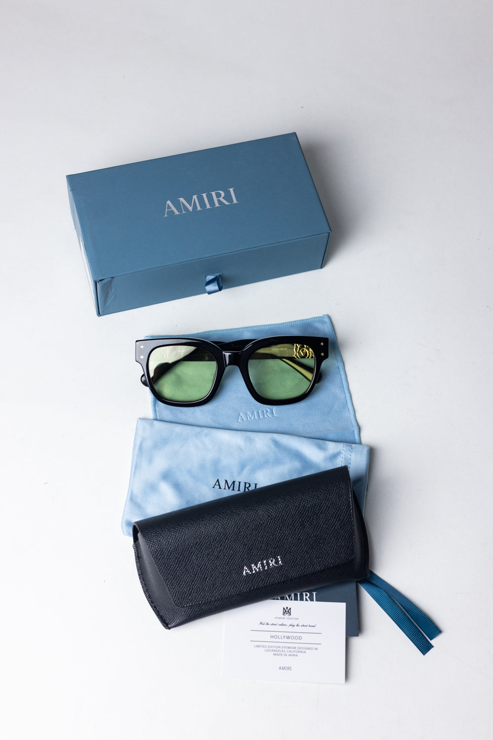Amiri Classic MA sunglasses black/Yellow