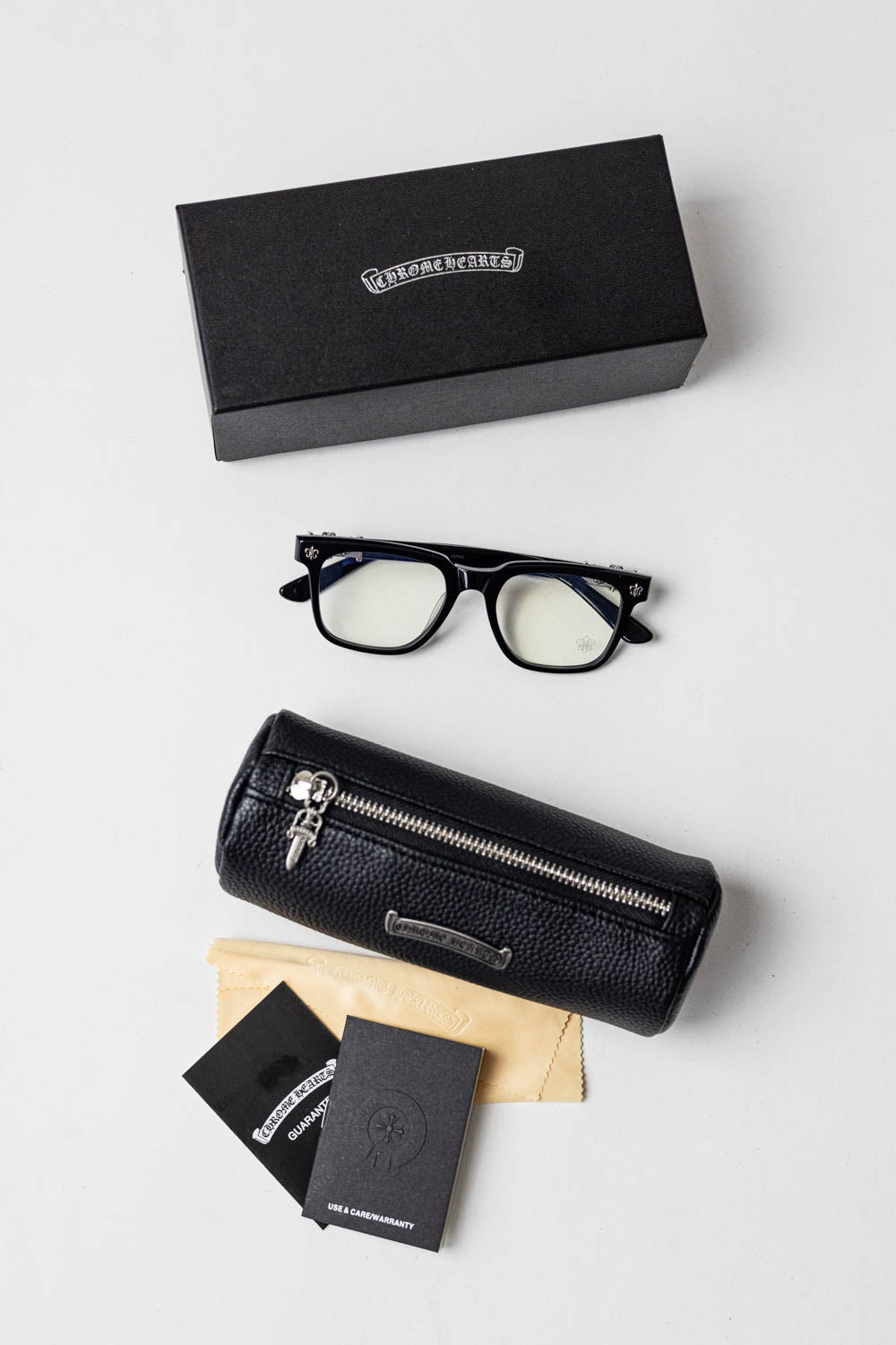 Chrome Hearts Cox Ucket Glasses Black