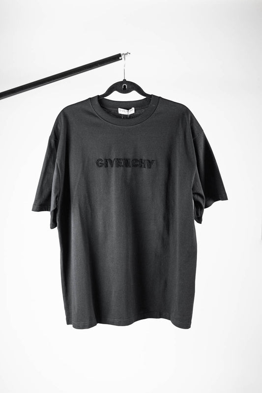 Givenchy Embroidered Logo T-Shirt Black