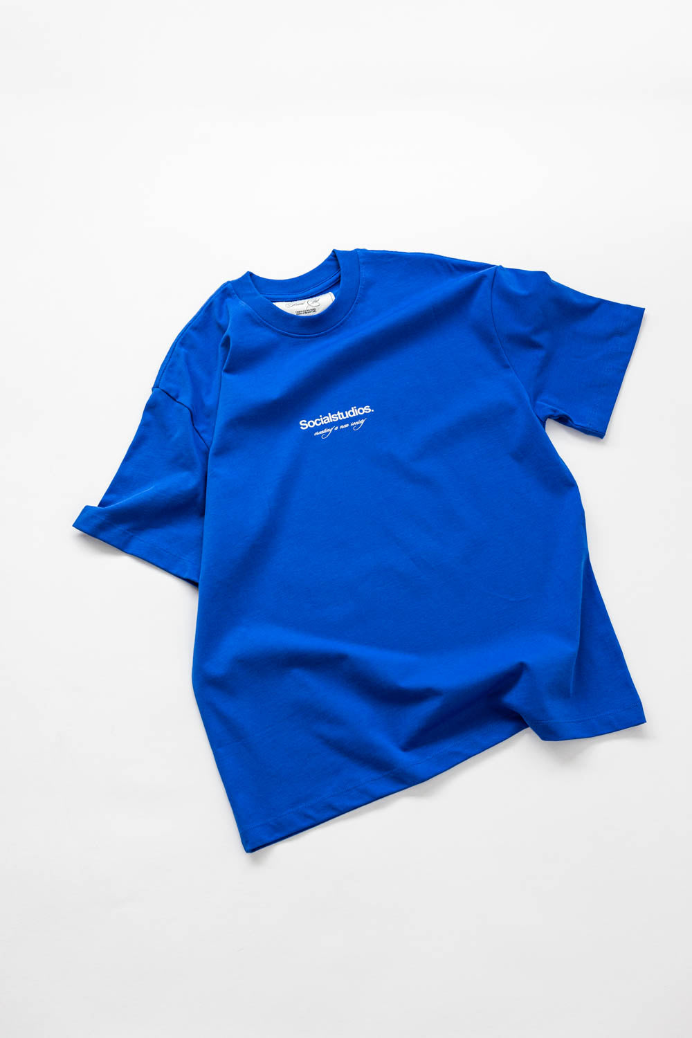 Social Studio SS25 T-Shirt Blue