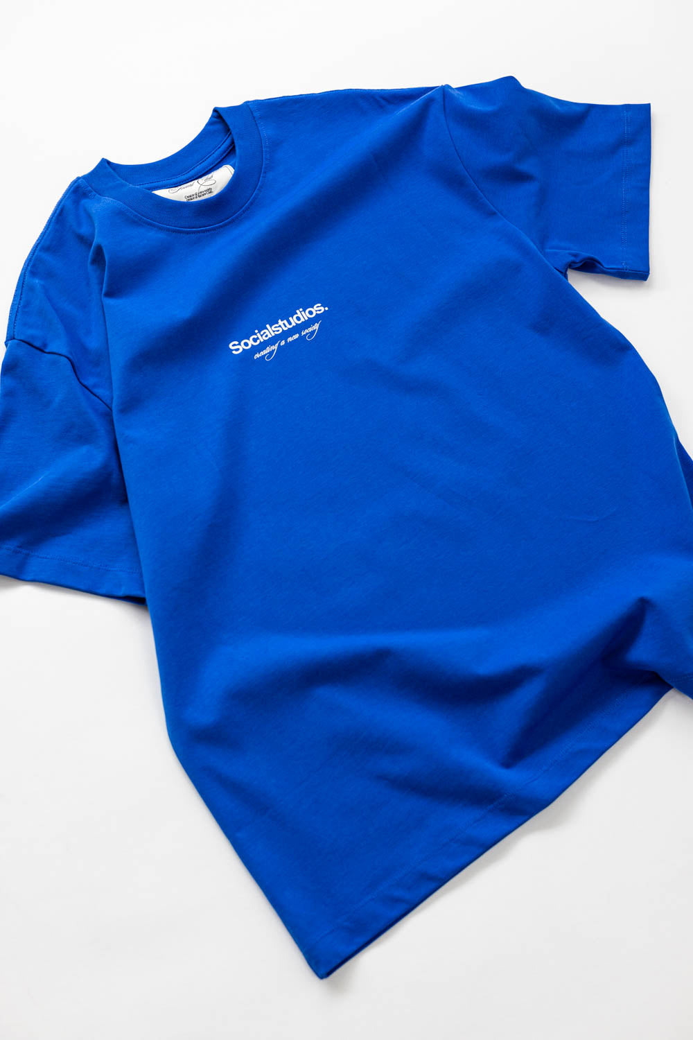 Social Studio SS25 T-Shirt Blue