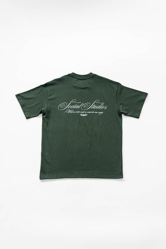 Social Studio SS25 T-Shirt Green