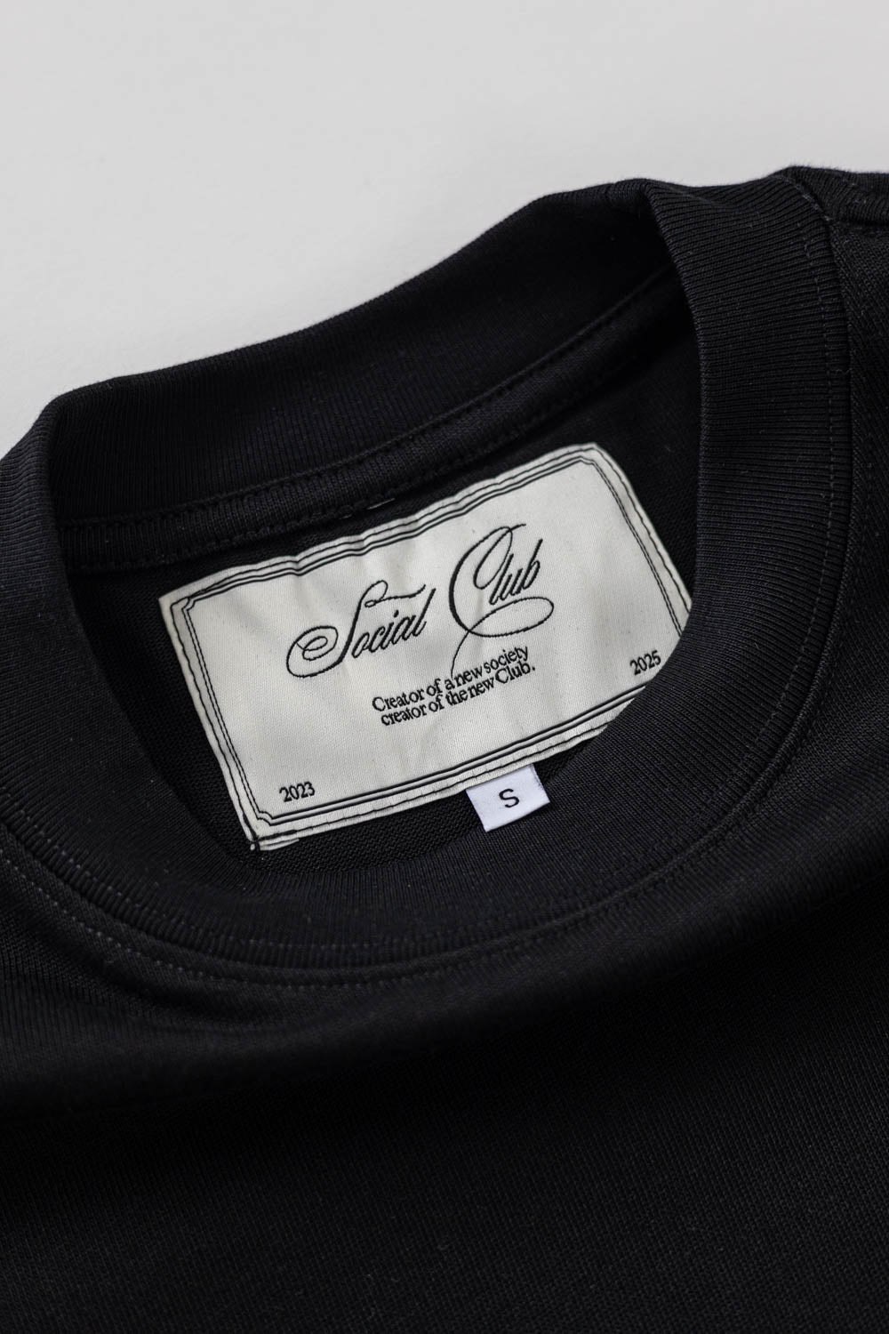 Social Studio SS25 T-Shirt 'New Society' Black