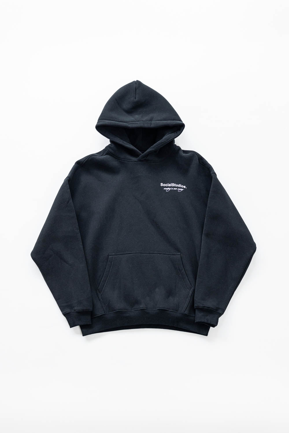 Social Studio SS25 Hoodie Black
