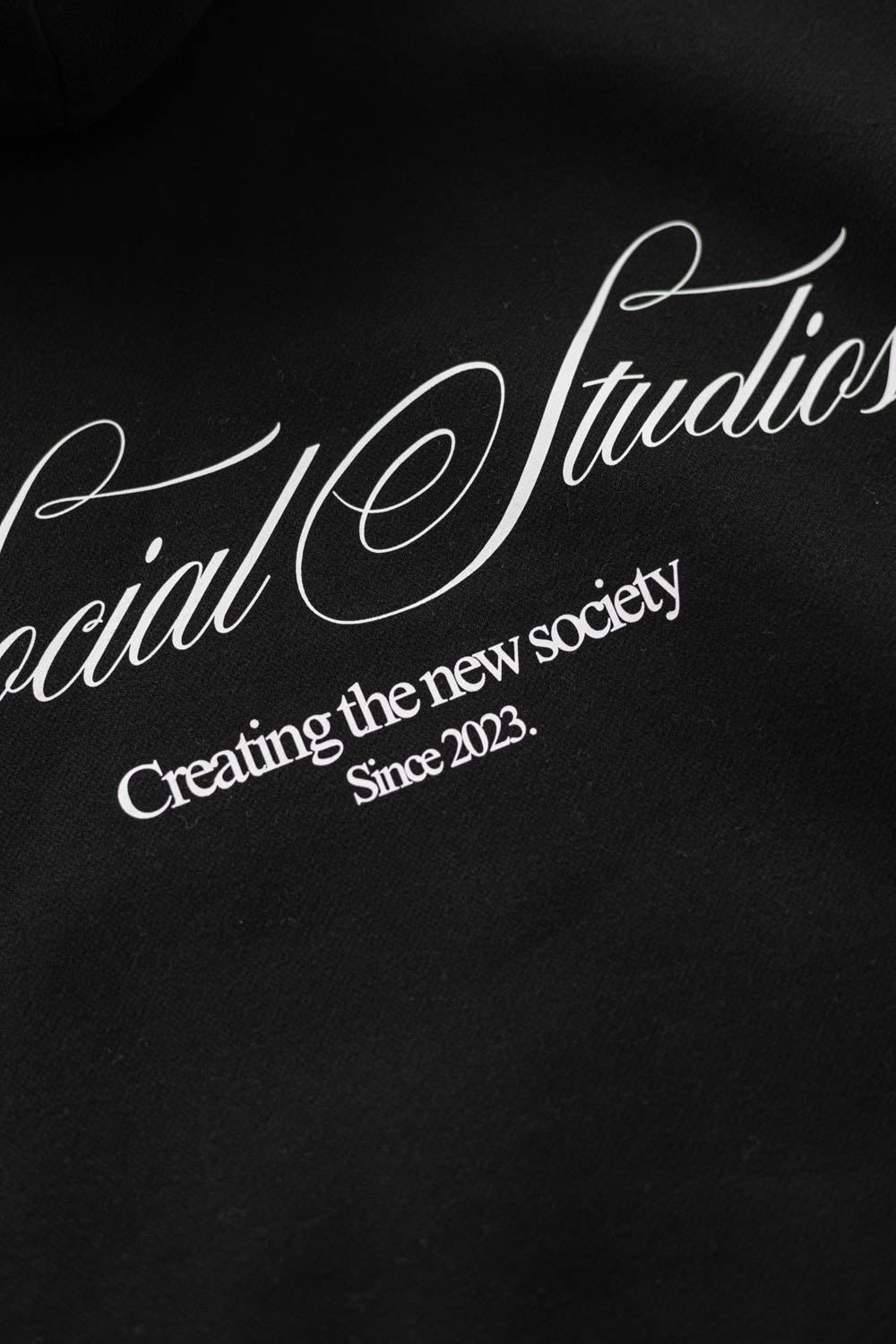 Social Studio SS25 Hoodie Black