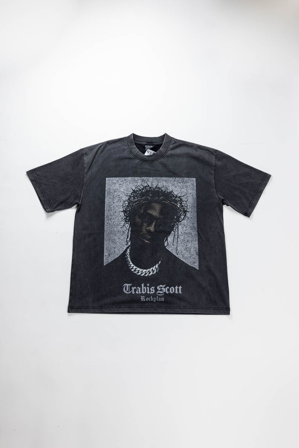 Travis Scott Crown Of Thorns T Shirt Black