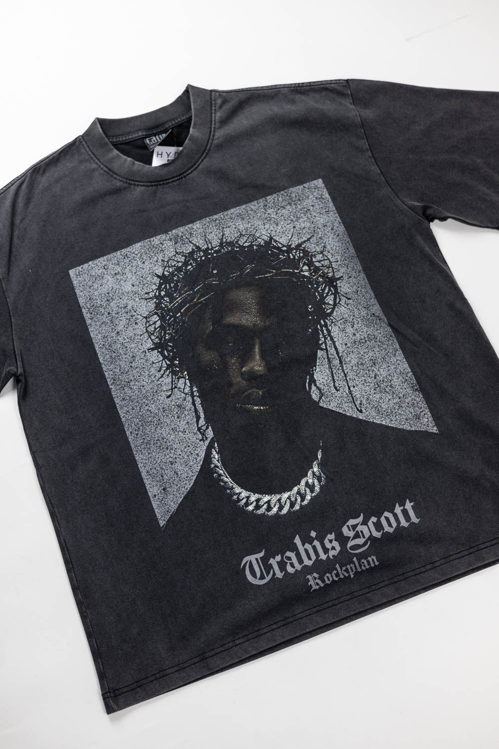 Travis Scott Crown Of Thorns T Shirt Black