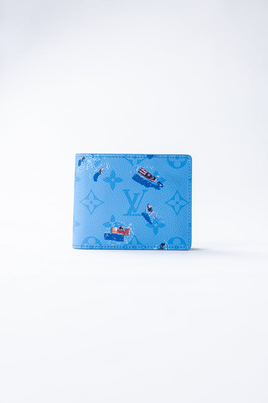 Louis Vuitton Slender Wallet Blue Lagoon