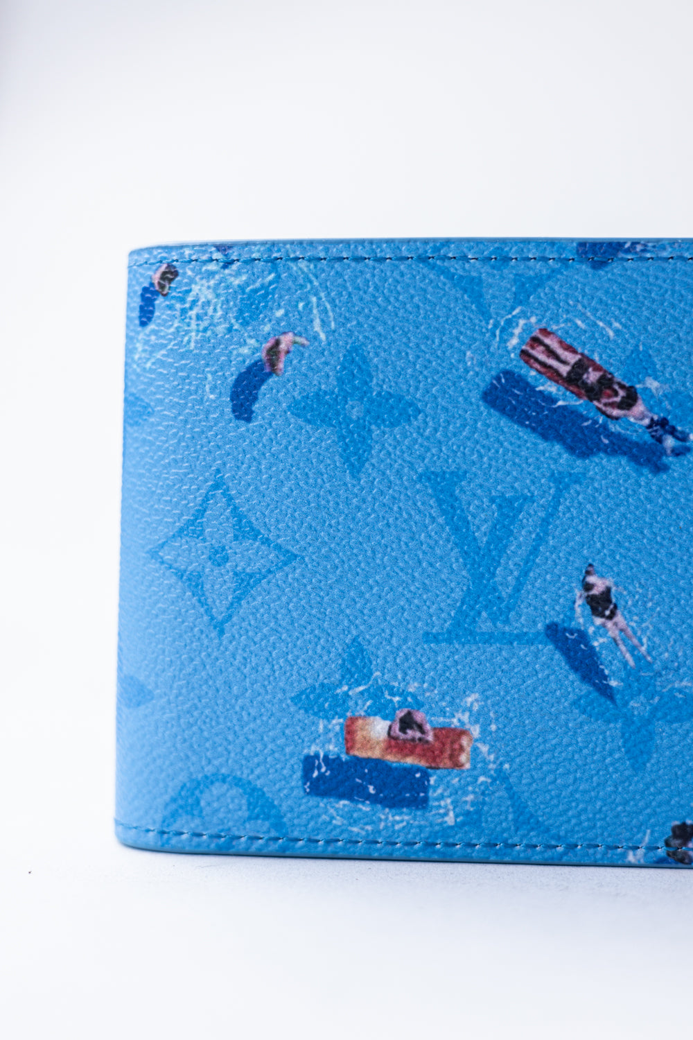 Louis Vuitton Slender Wallet Blue Lagoon