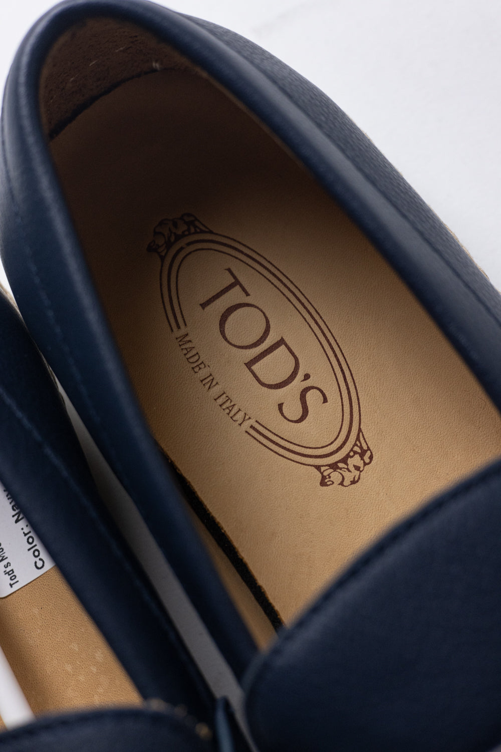 Tod's Moccasin Leather Navy