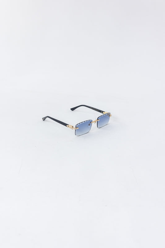 Cartier Light Wood Glasses Crystal Black/Gold