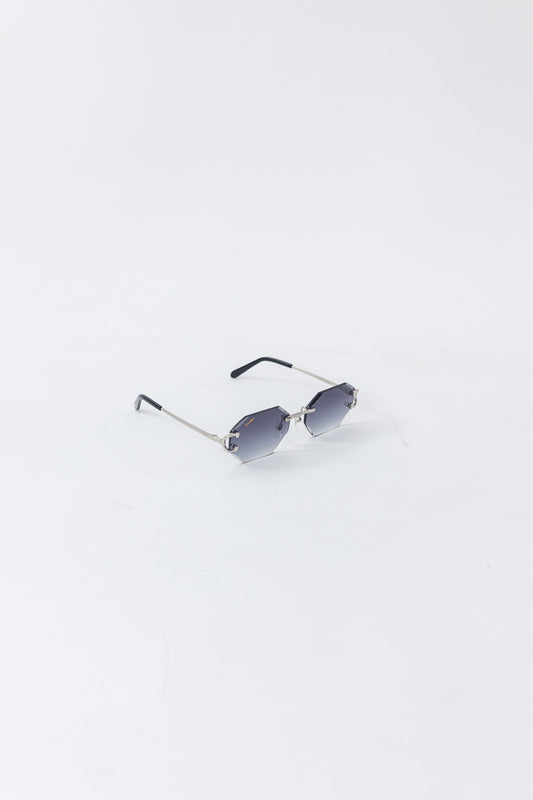 CARTIER Classis C Sunglasses Black/Silver