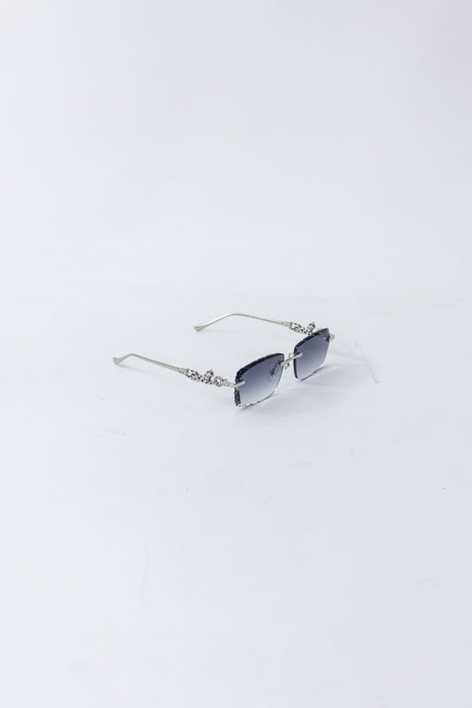 CARTIER Phantere Rimless Sunglasses Black
