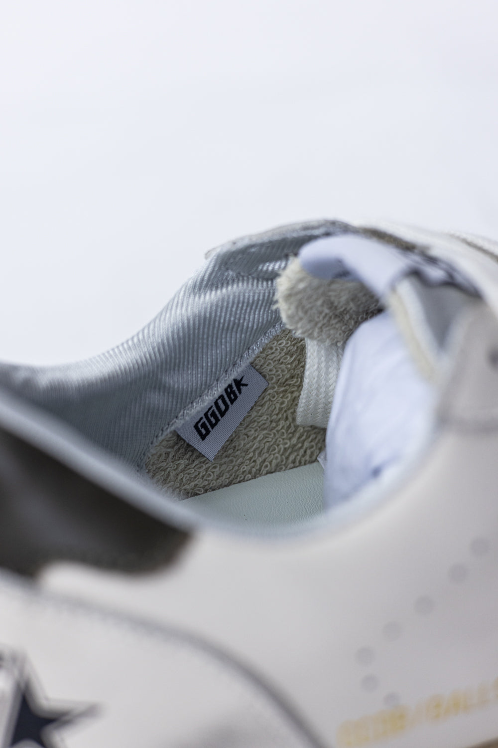 Golden Goose Ball Star in white silver star