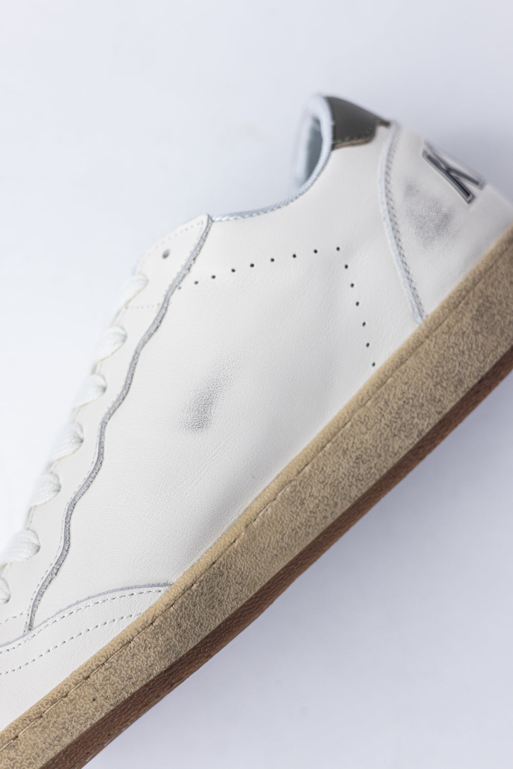 Golden Goose Ball Star in white silver star