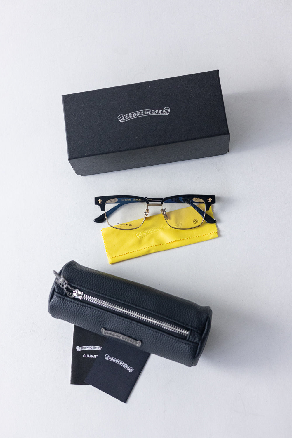 Chrome Hearts Box Officer Black Gold