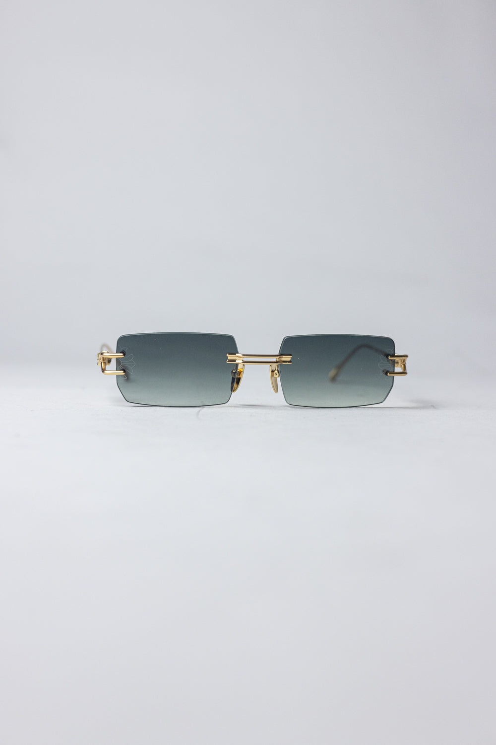 Chrome Hearts Lordie Diamond Square Sunglasses