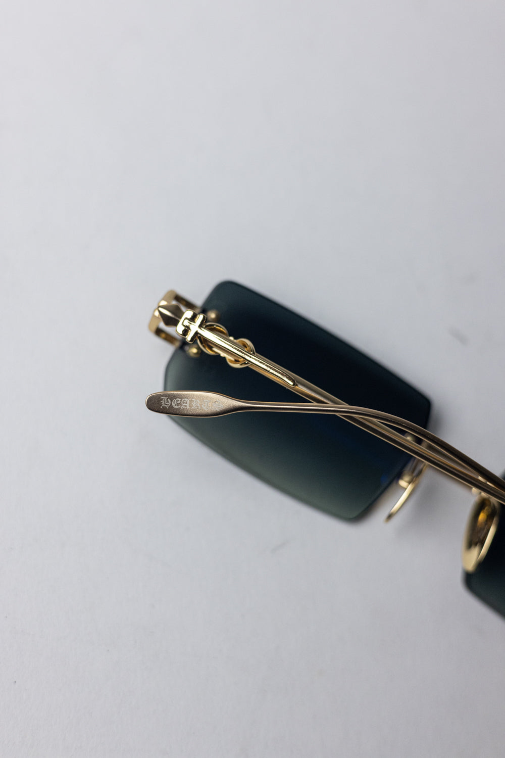 Chrome Hearts Lordie Diamond Square Sunglasses