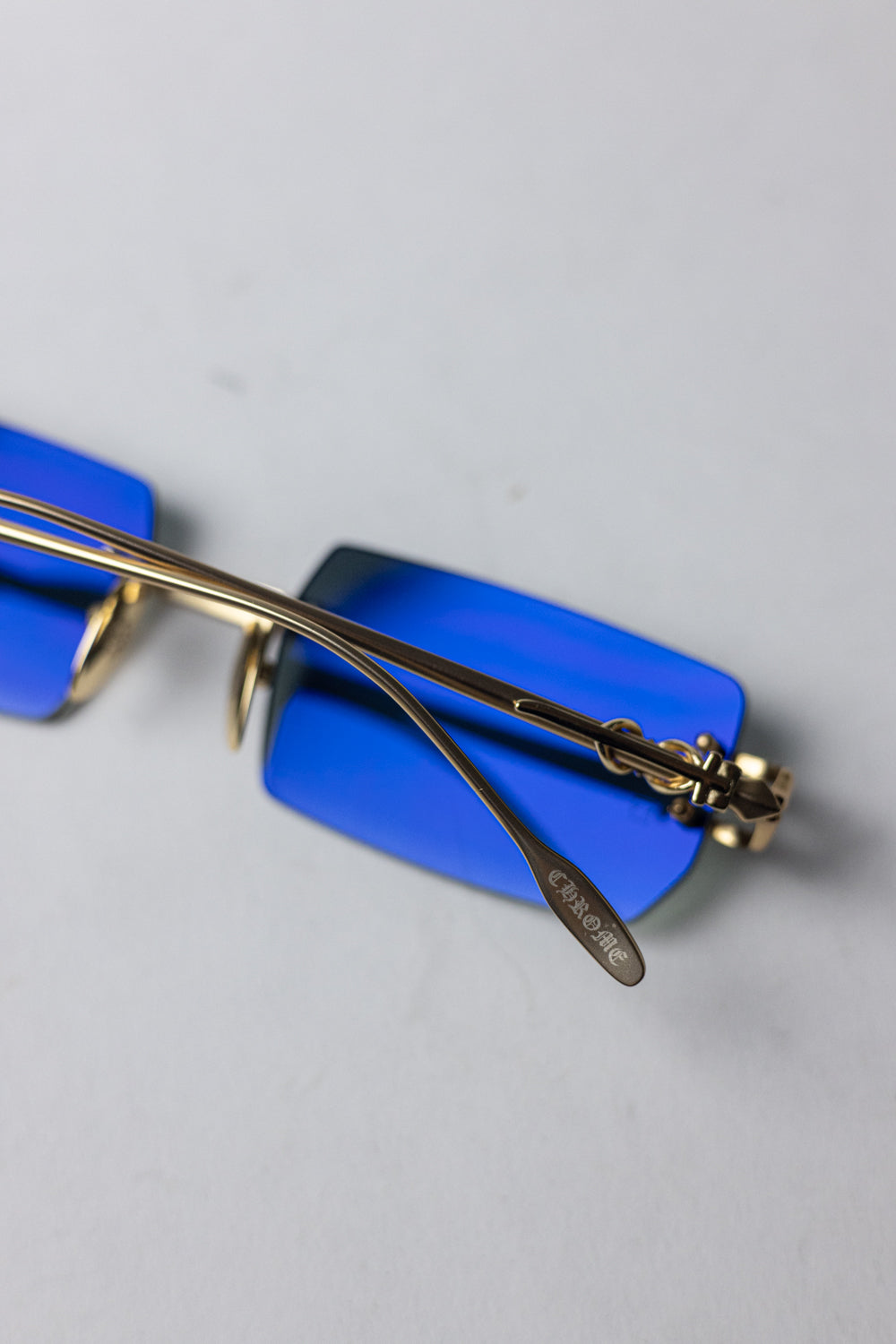 Chrome Hearts Lordie Diamond Square Sunglasses