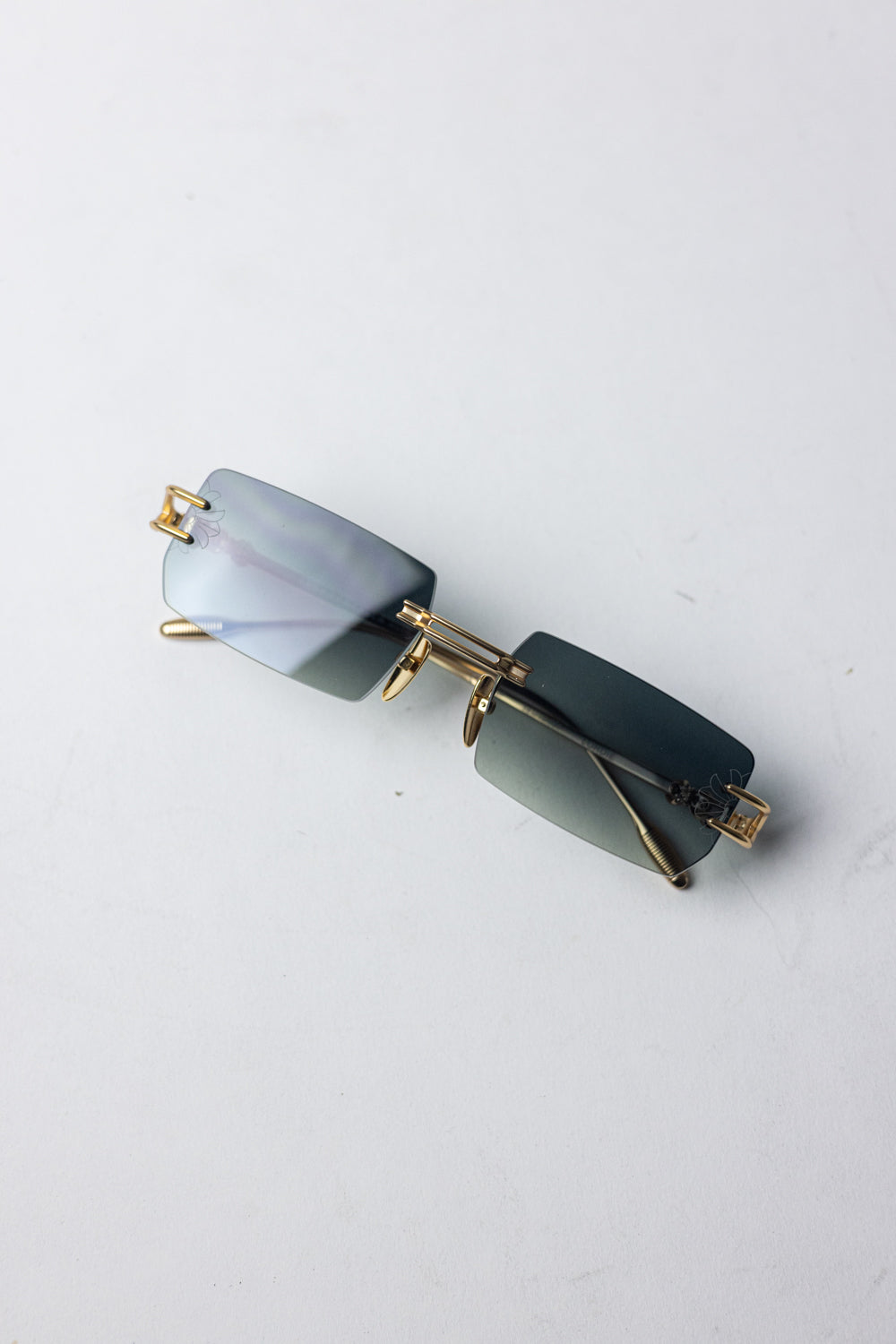 Chrome Hearts Lordie Diamond Square Sunglasses